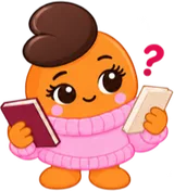 Juju segurando dois livros, em dúvida sobre qual ler